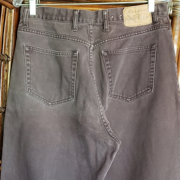 EDDIE BAUER High-Waisted VTG Jeans Relaxed Fit - Soft Brown - Size 14 - EVC - Picture 10 of 10